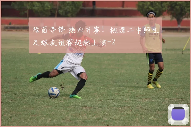 绿茵争锋 热血开赛！桃源二中师生足球友谊赛超燃上演