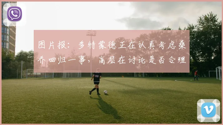 图片报：多特蒙德正在认真考虑桑乔回归一事，高层在讨论是否合理